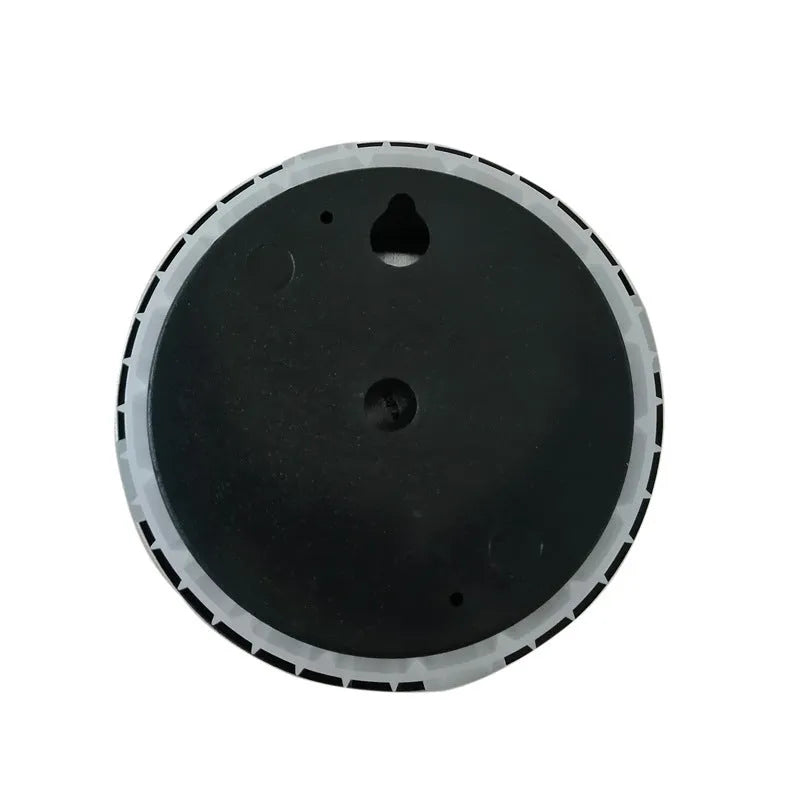 Aluminium analog thermometer and hygrometer with a circular dial for indoor and outdoor use.