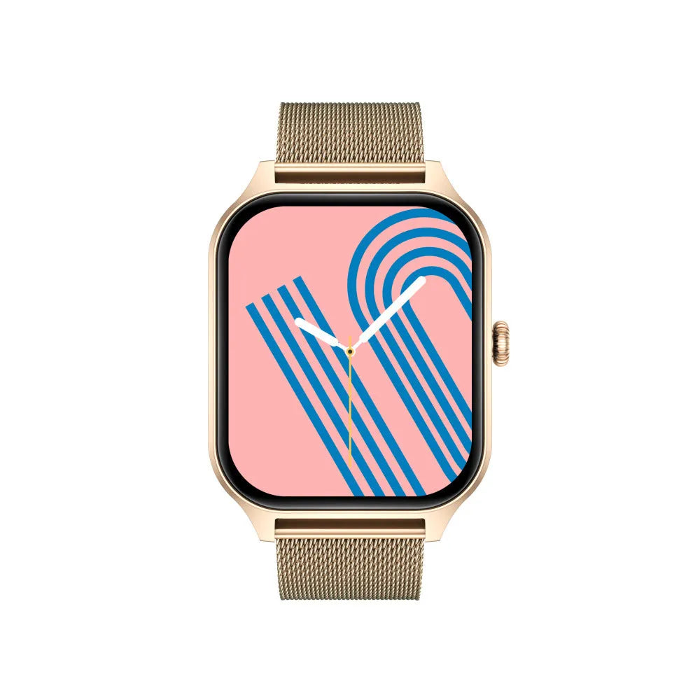 Multi-sport mode watch with alloy case, 12mm thick, available in rose gold, black, silver, or gold, gift box packaging