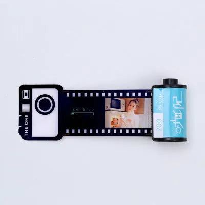 Memory colour film album wooden box set with tote bag in yellow, pink, or blue colour options