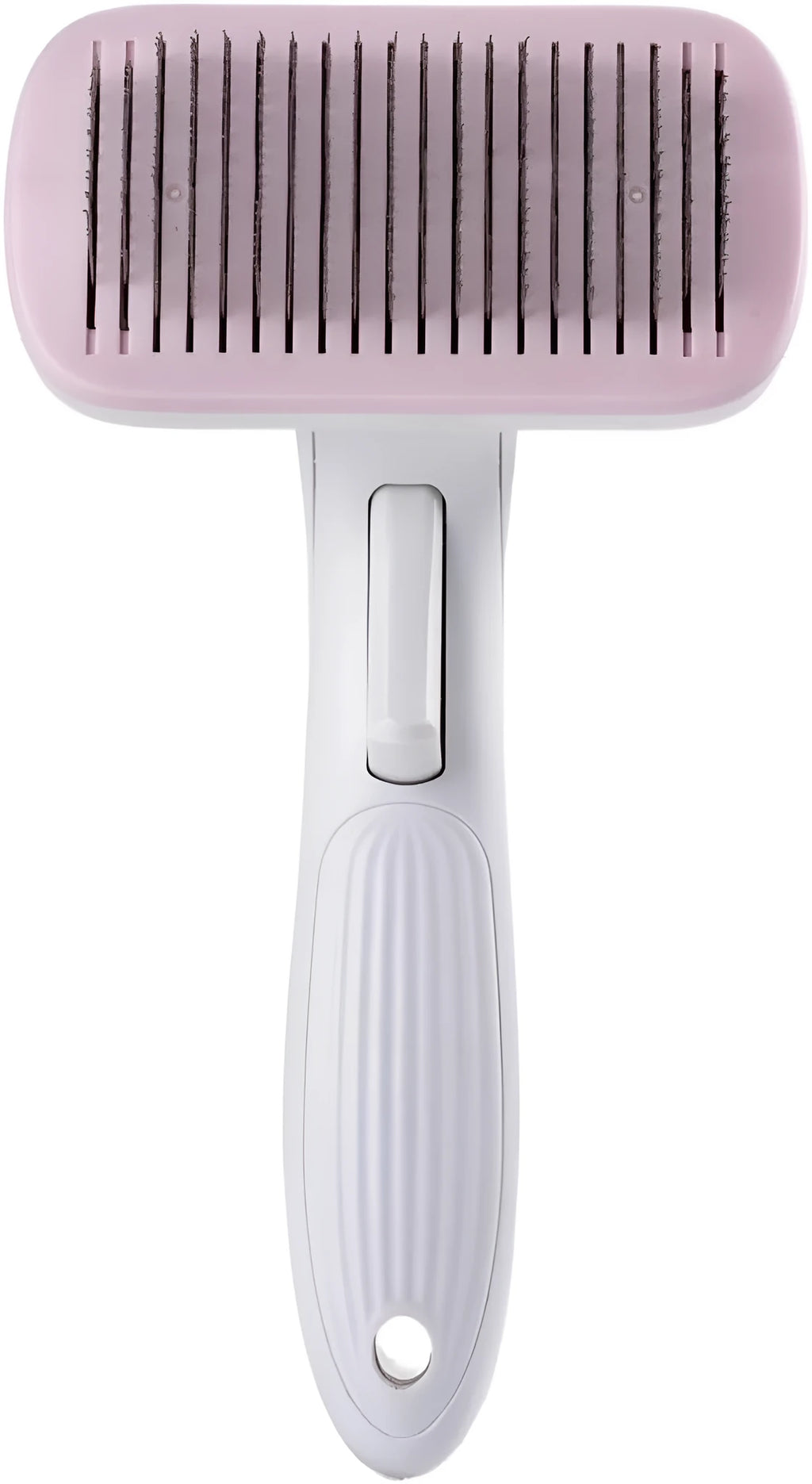 Pet automatic hair removal comb in blue, gray, green or pink for dogs and cats grooming