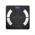 Smart bluetooth body fat scale in white black pink colours with app connectivity