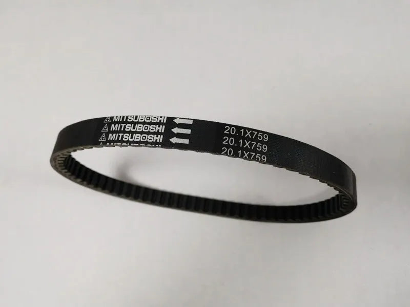 Black Jili GP110 drive belt replacement part for Guangyang pedal motorcycle with 20.1-759 size
