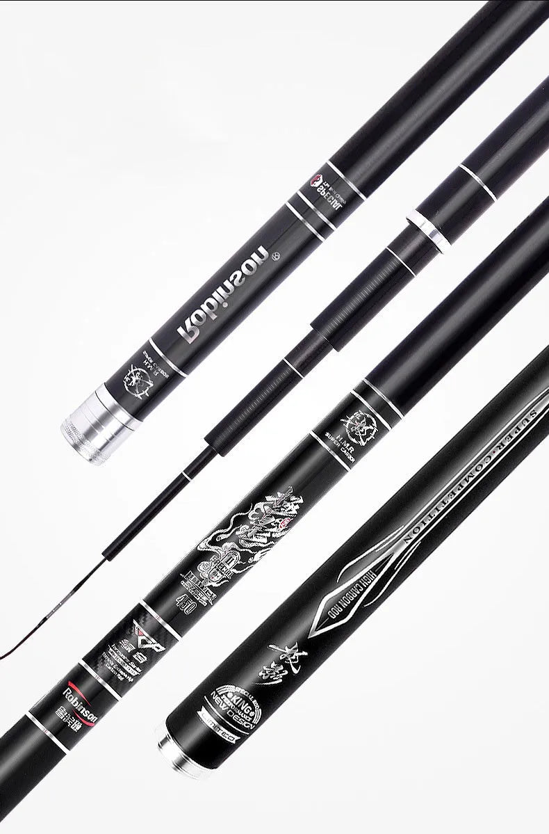 Carbon fishing rod 28 tone super hard super light Taiwan pole 2.7m to 7.2m platform fishing