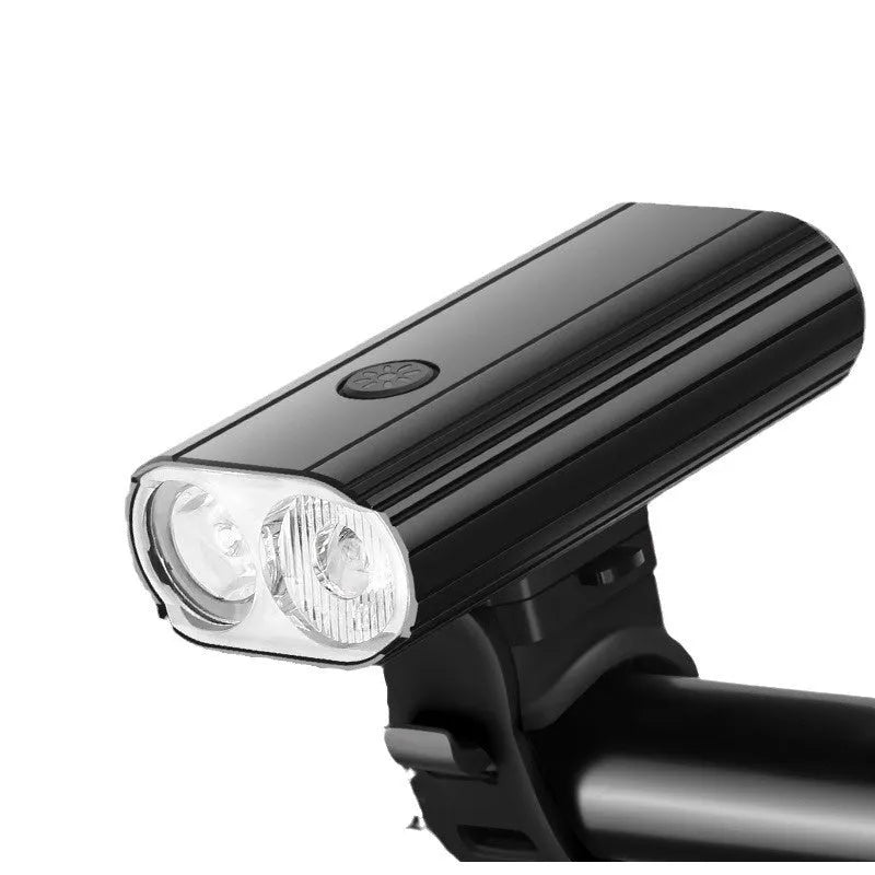 L2 x2 bicycle headlight with Type-C charging and aluminum alloy housing