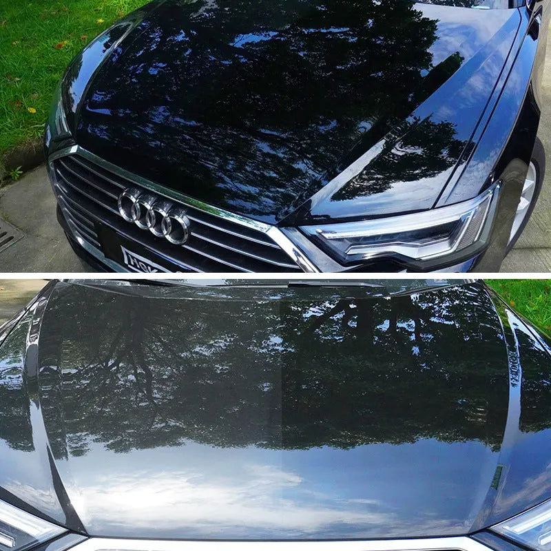 Car paint fast coating agent liquid wax in 50ml and 100ml bottles with microfiber cloth