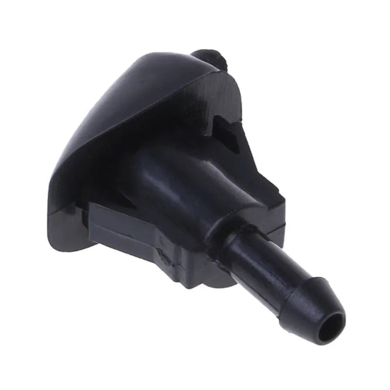 Black Ford 2008-2011 windshield water nozzle with clip-on design for car washer jet replacement