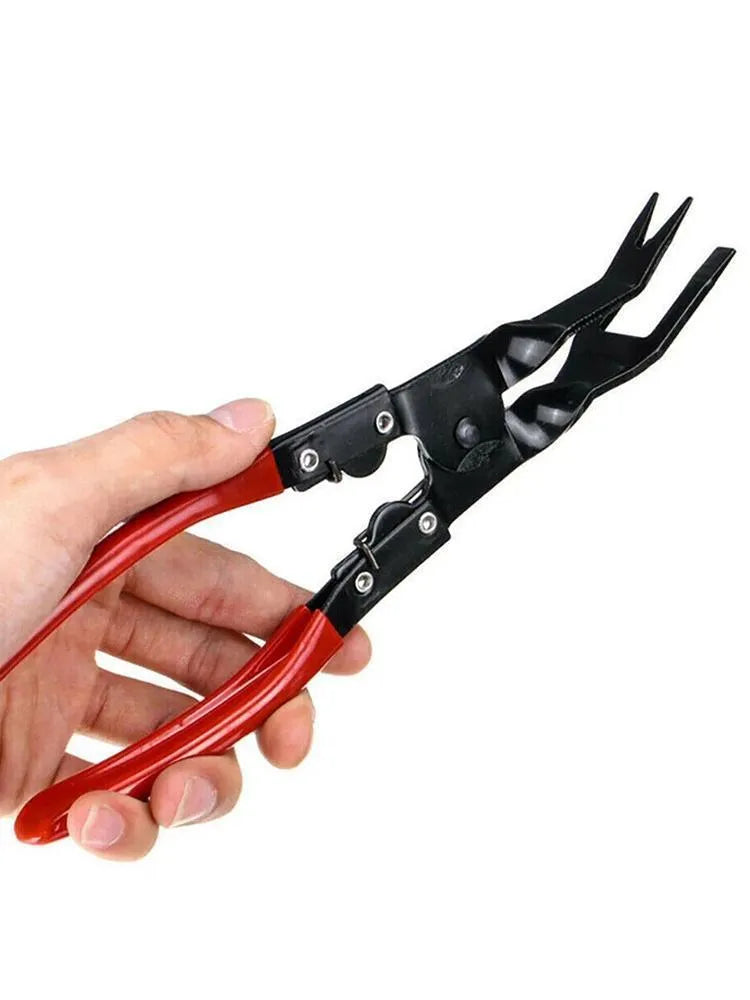 Blue automotive separator pliers tool with 235mm length and 32mm head for car interior disassembly
