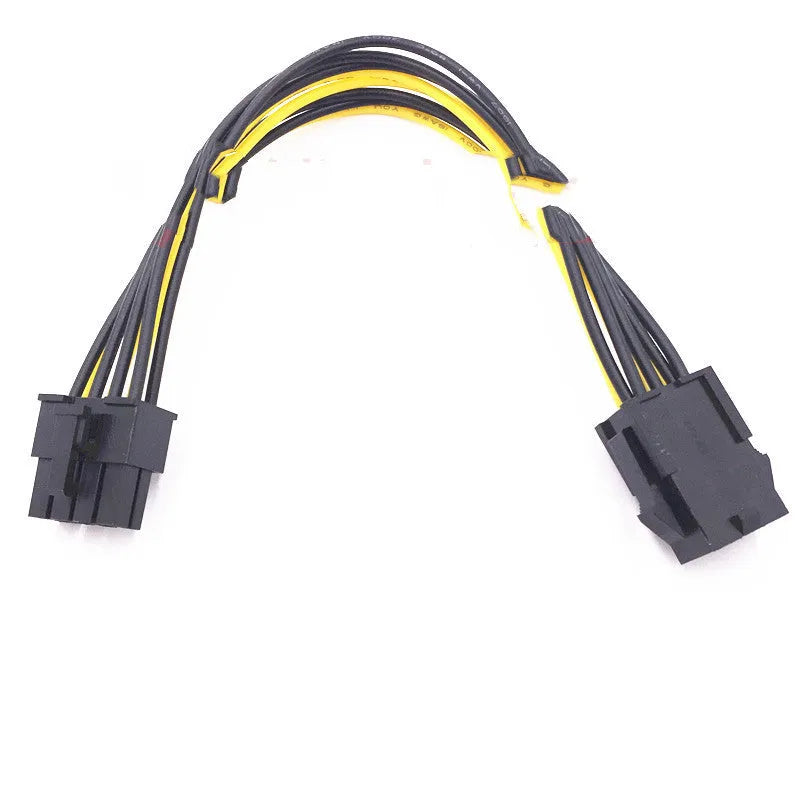 6-pin to 8-pin graphics card power extension cable, 20 cm length