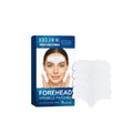 Pack of 5 forehead nourishing skin care patches with hyaluronic acid and collagen