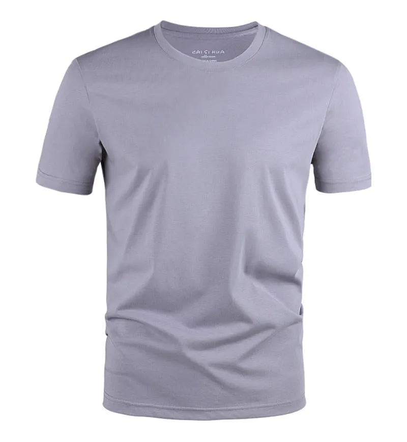 Men's solid colour cotton pullover sweatshirt for couples shown in Bingying Green