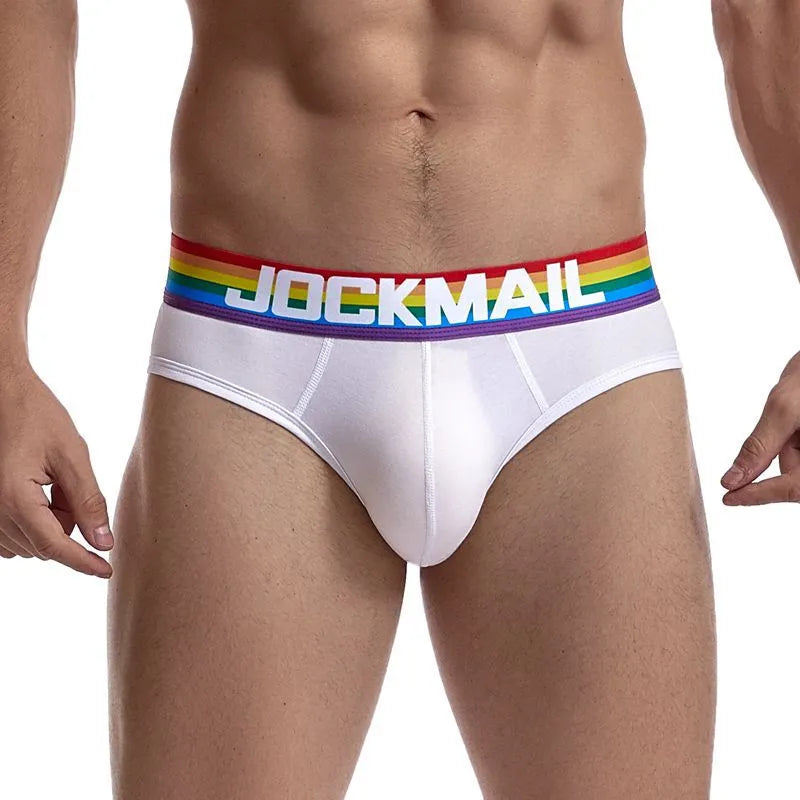 Low waist nylon briefs for men, pure colour solid black, transparent fabric, size L