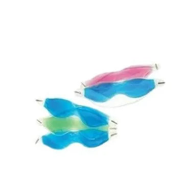 Gel ice eyeshade cooling eye mask 16x5cm available in blue