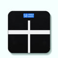 Electronic body weight scale with USB charging in choice of black, rose red or white colour
