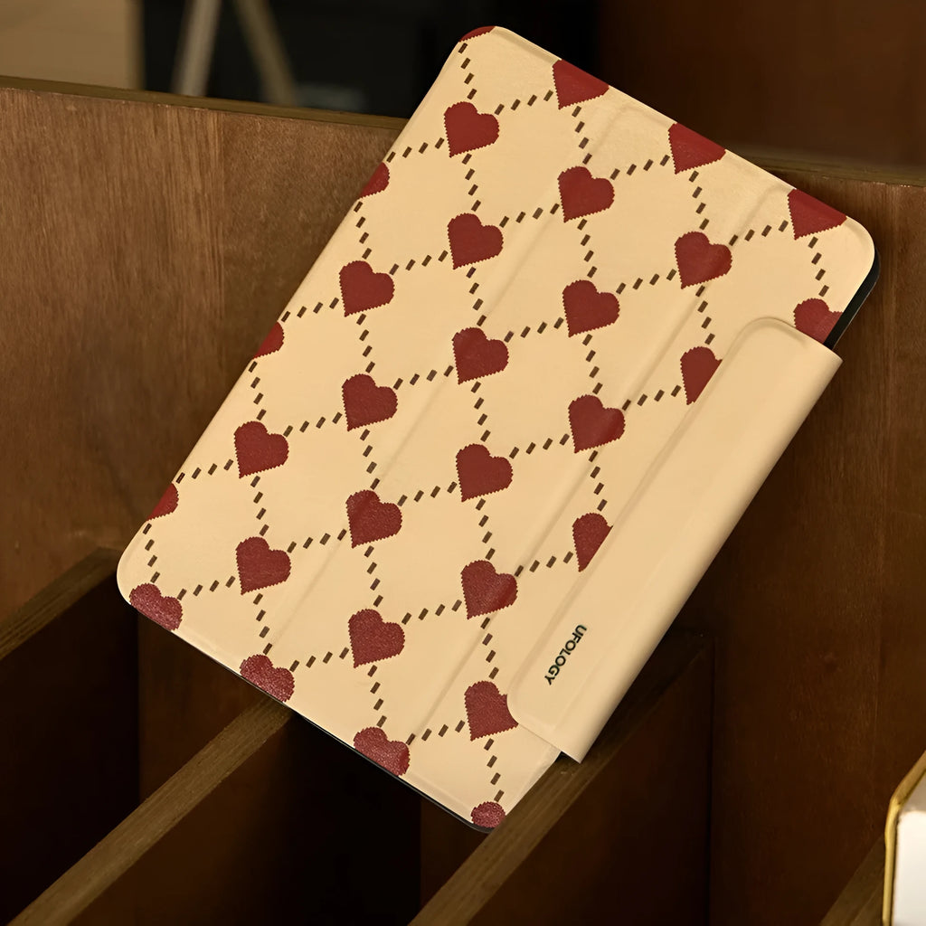 Magnetic protective shell for 10.9-inch iPad Air 4 and Air 5 with double-sided clip.