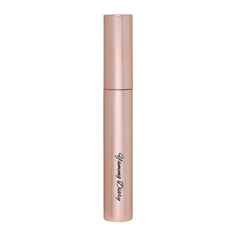 Long curling mascara with curved brush applicator in black and brown colour options