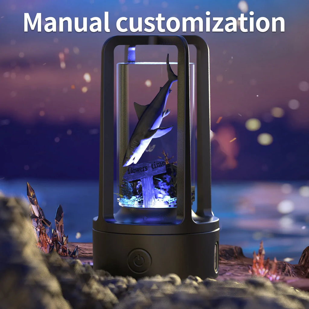 2-in-1 DIY crystal Bluetooth speaker night light with touch resin base, black and white options