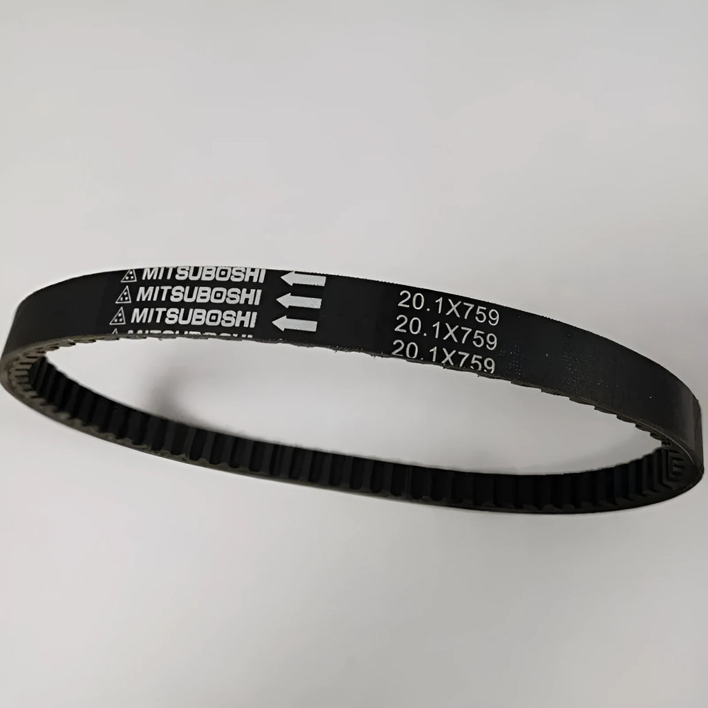 Black Jili GP110 drive belt replacement part for Guangyang pedal motorcycle with 20.1-759 size