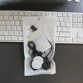 Black motorcycle helmet Bluetooth headset with large volume stereo and waterproof design on helmet interior