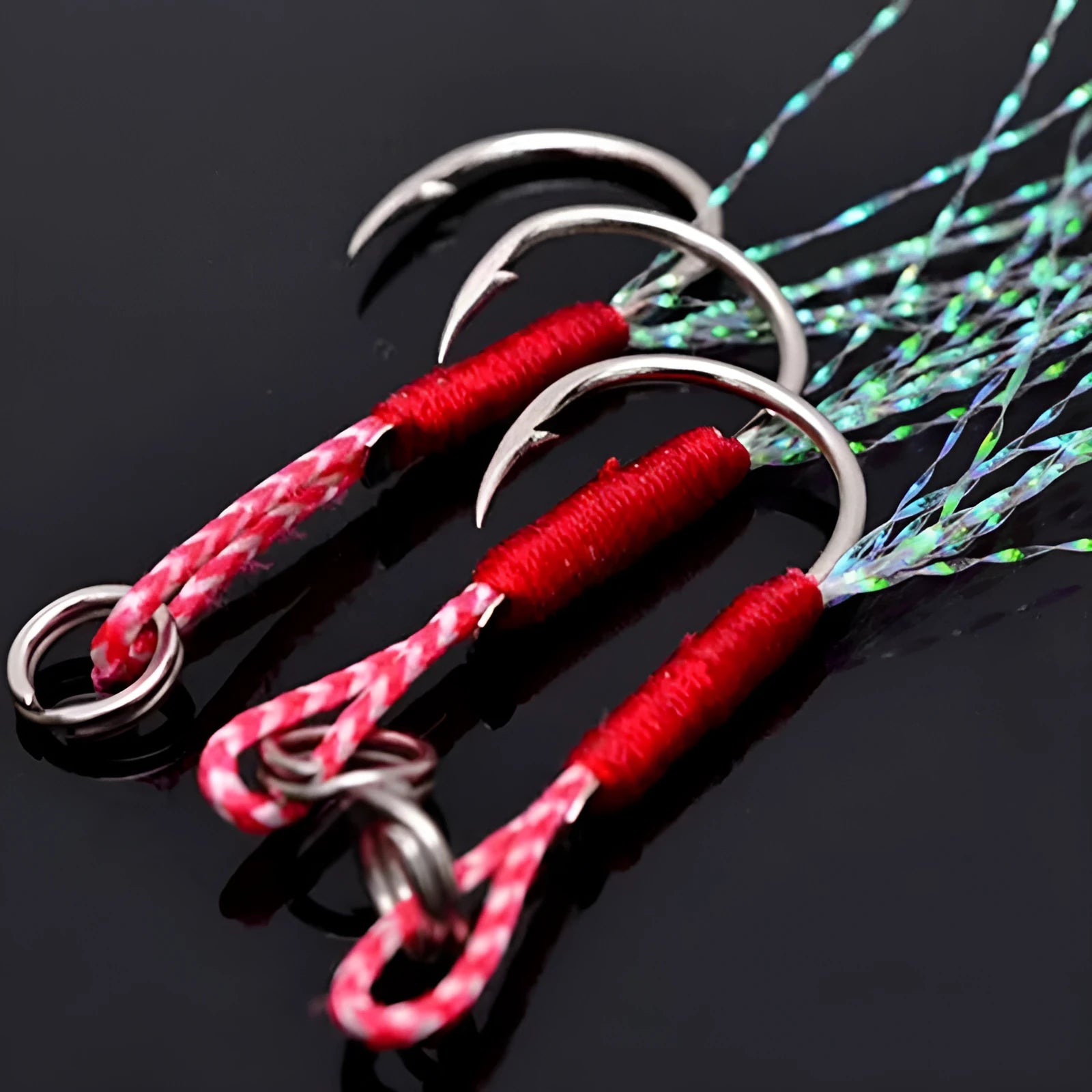 Single bright wire iron fishing hook on a white background, shown in size No. 10.