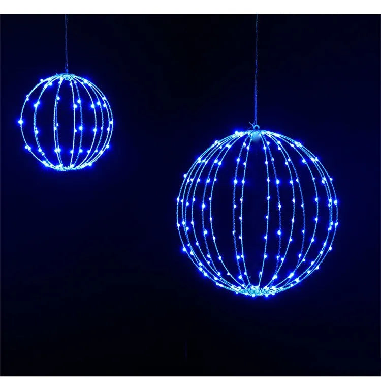 Planet decorative lamp with wrought iron shell, 30cm or 40cm, RGB and four-colour light, Bluetooth app and remote control.