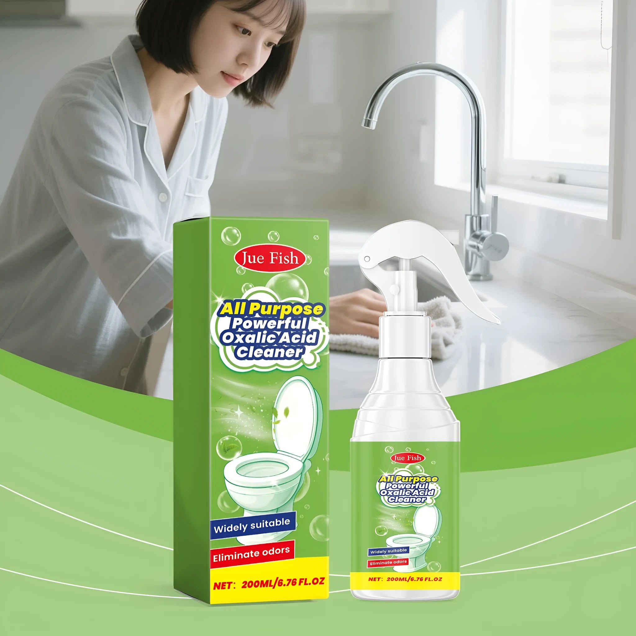 200ml kitchen degreaser cleaning spray bottle with sodium hydroxide formula for grease removal