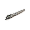 Embossed metal business gift pen in ancient silver or gold finish