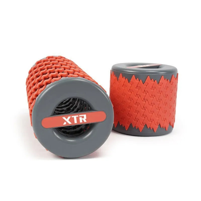Adjustable telescopic foam roller extended for use in black colour option