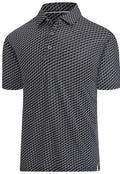 Men's 3D printed short sleeve top with zip decoration in Japanese retro style