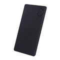 Black universal card anti-lost locator with Bluetooth 5.0, ABS construction, and hanging loop