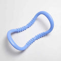 PP plastic yoga ring stretching aid in blue, pink or purple for back opening exercises