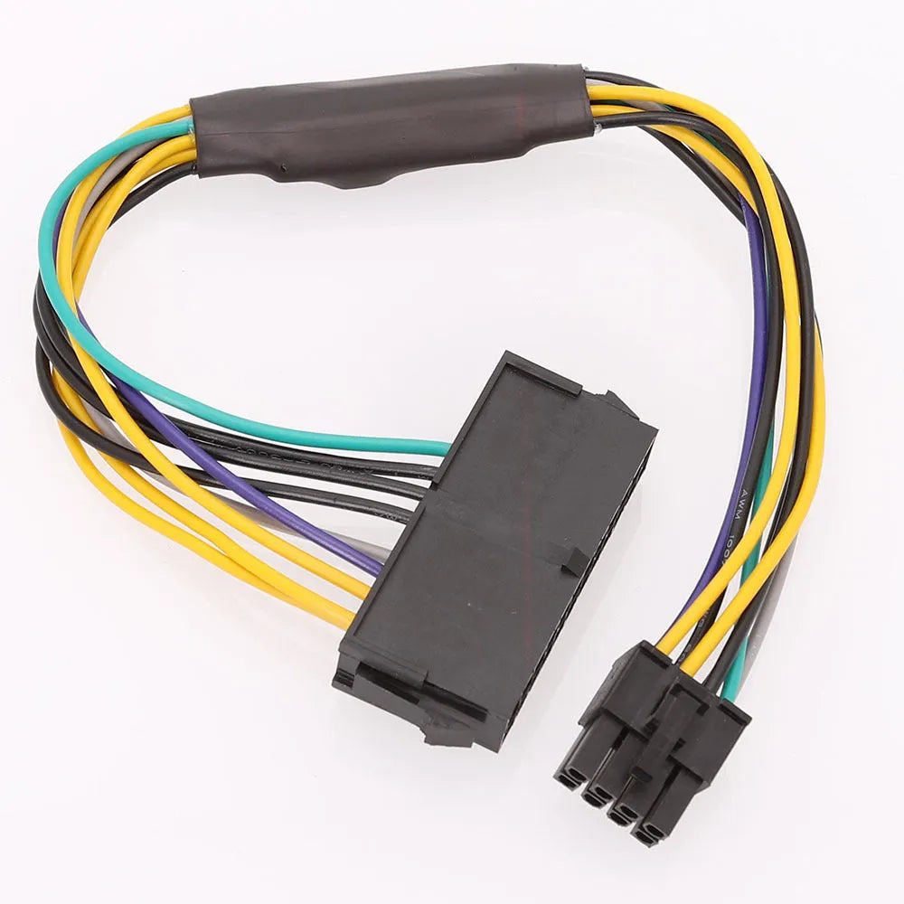 DELL Optiplex ATX 24-pin to 8-pin motherboard power adapter cable, 30cm black