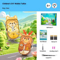 Handmade wooden scientific gift box with bear deer model toy for teenagers educational play