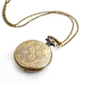 Dragon bone stone bronze pocket watch 13mm thick casual British clothing accessory