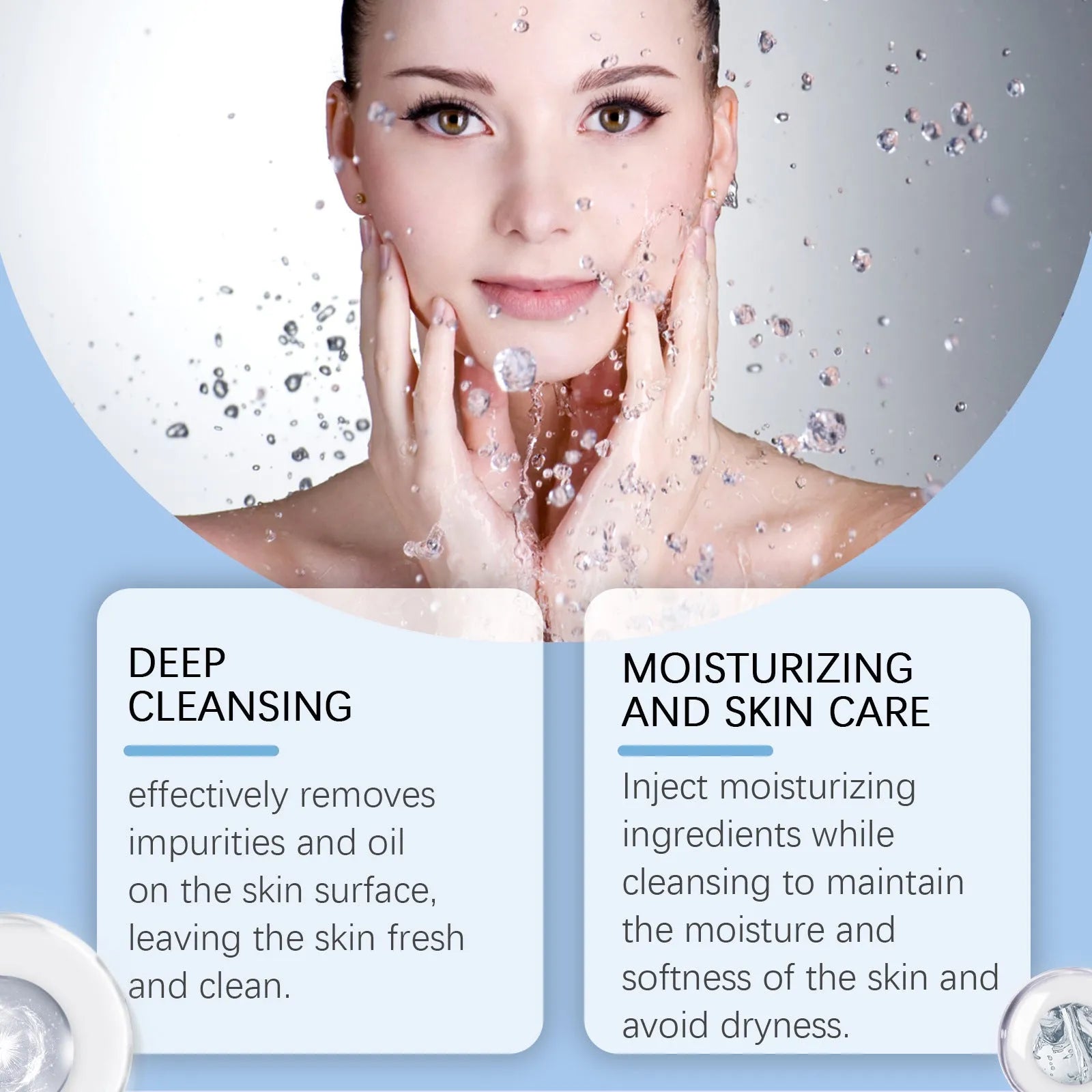 114g tube of salicylate and lactic acid facial cleanser for delicate pores.