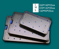 Flexible silicone disinfection box in three sizes for UV light sanitisation of mobile phones and keys.