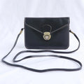 Soft retro cross square flap messenger bag in wine red, shown with lock detail and crossbody strap.
