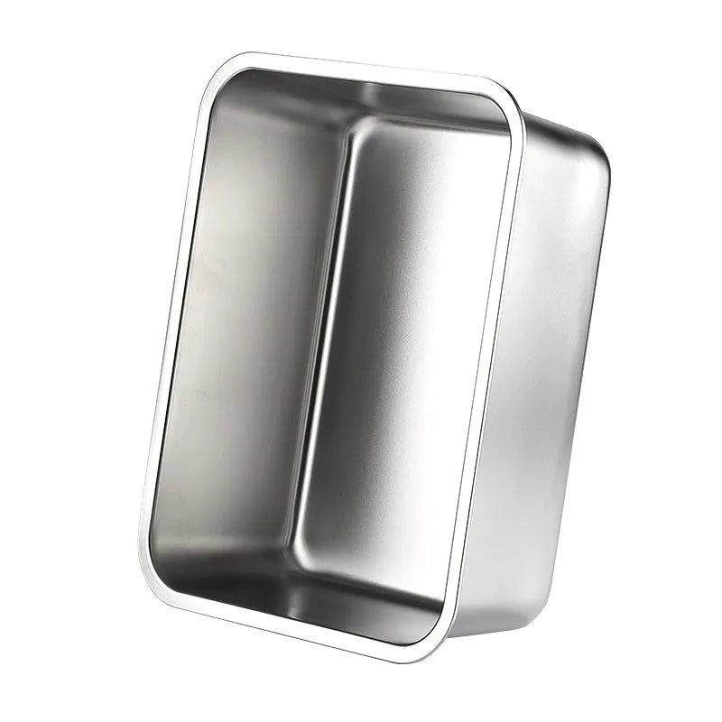 Large stainless steel cat litter box 60x40x20 cm anti-wear anti-corrosion