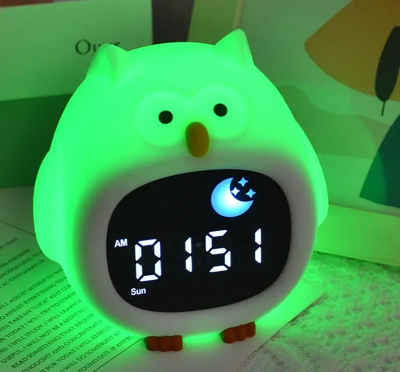 Animal shape pat colour changing small night lamp with built-in battery animal style cartoon shape