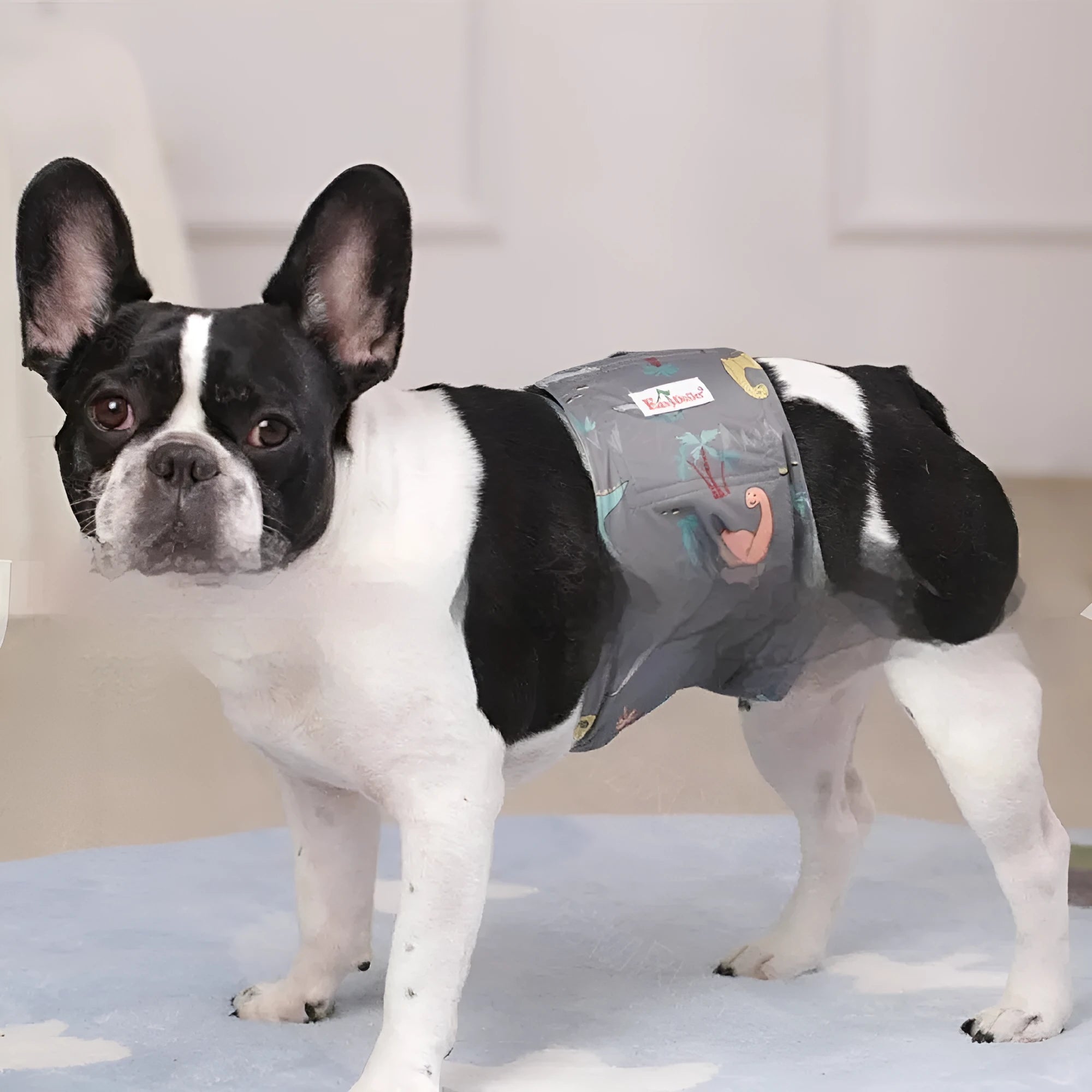 Washable physiological dog diaper pants in polyester, available in multiple colours and sizes S M L for female dogs