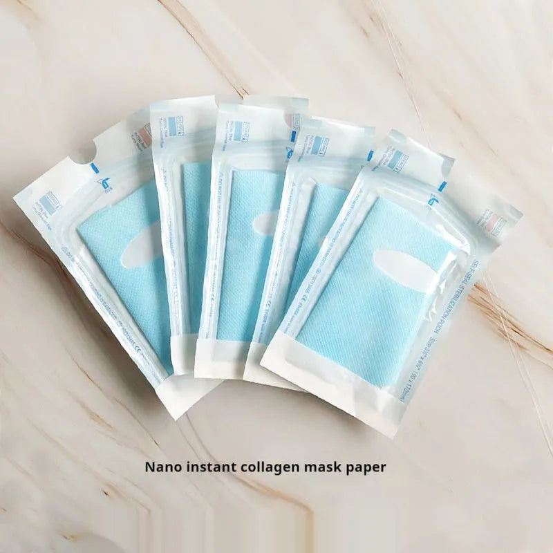 Soluble facial mask tissue Instant Film non-woven fabric individually bagged beauty tool