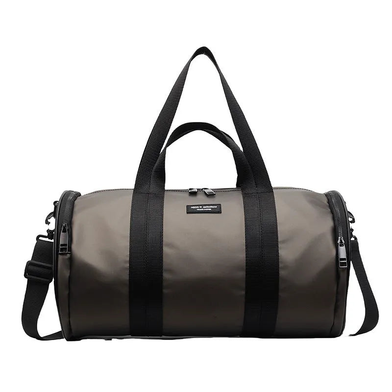 Black Oxford cloth waterproof sports handbag for men and women