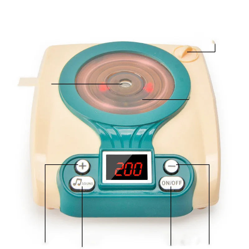 Plastic toy kitchen play house for infants with induction cooker simulation in 02 Play House colour