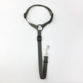 Pet safety leash made from nylon in expandable traction belt design, colour options include black