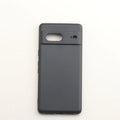 Frosted TPU phone case for Google Pixel, black matte finish with fine holes and drop-resistant material