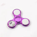 Shining LED fidget spinner with coloured body and built-in lights, available in multiple colour options