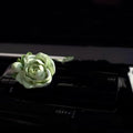 Gypsum car perfume solid air freshener with vent clip and jasmine essential oil bottle