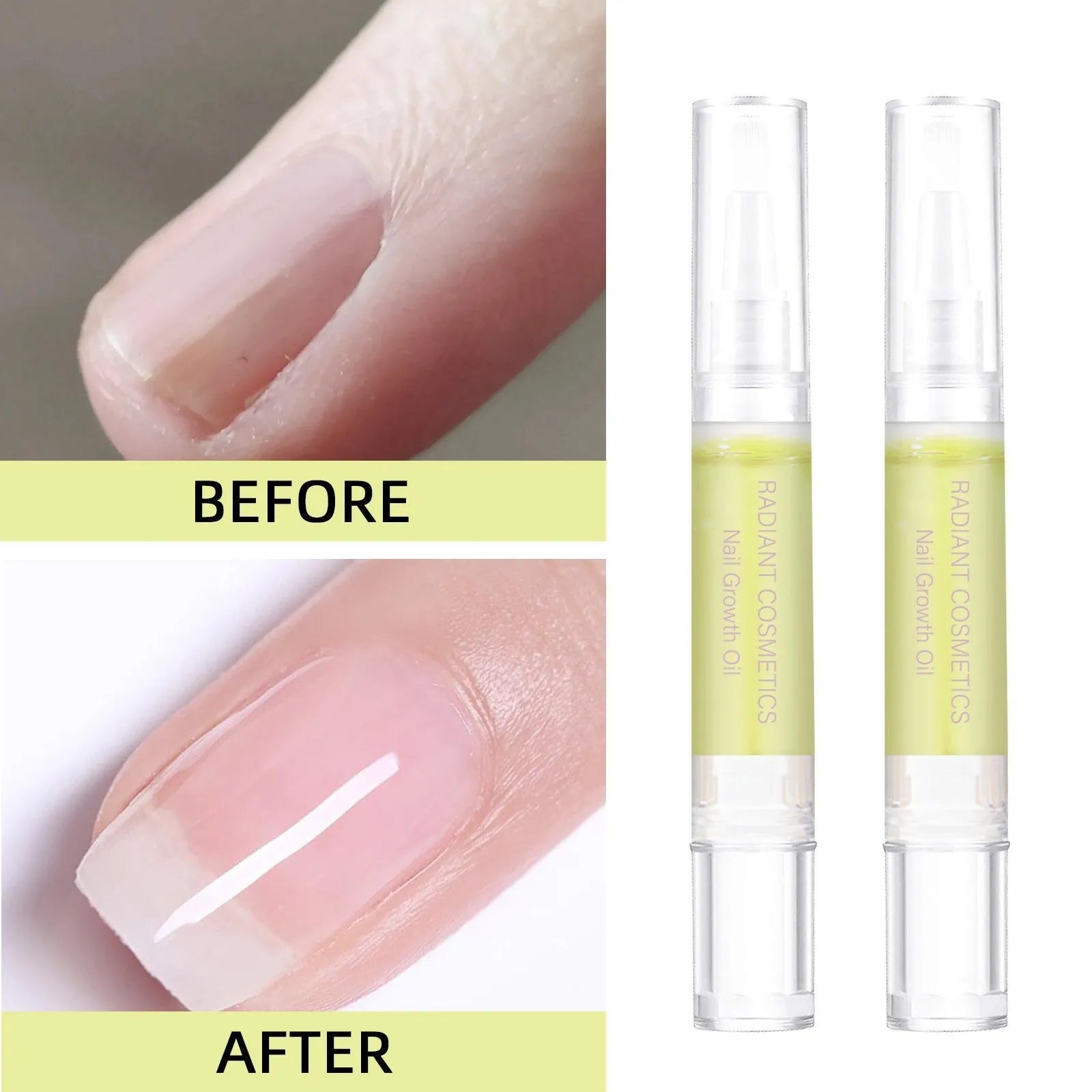 3ml bottle of wash-free nail growth treatment oil for export sales