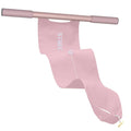 Yoga multi-function stretching tool for back, shoulder, and hip flexibility, in grey or pink finish.