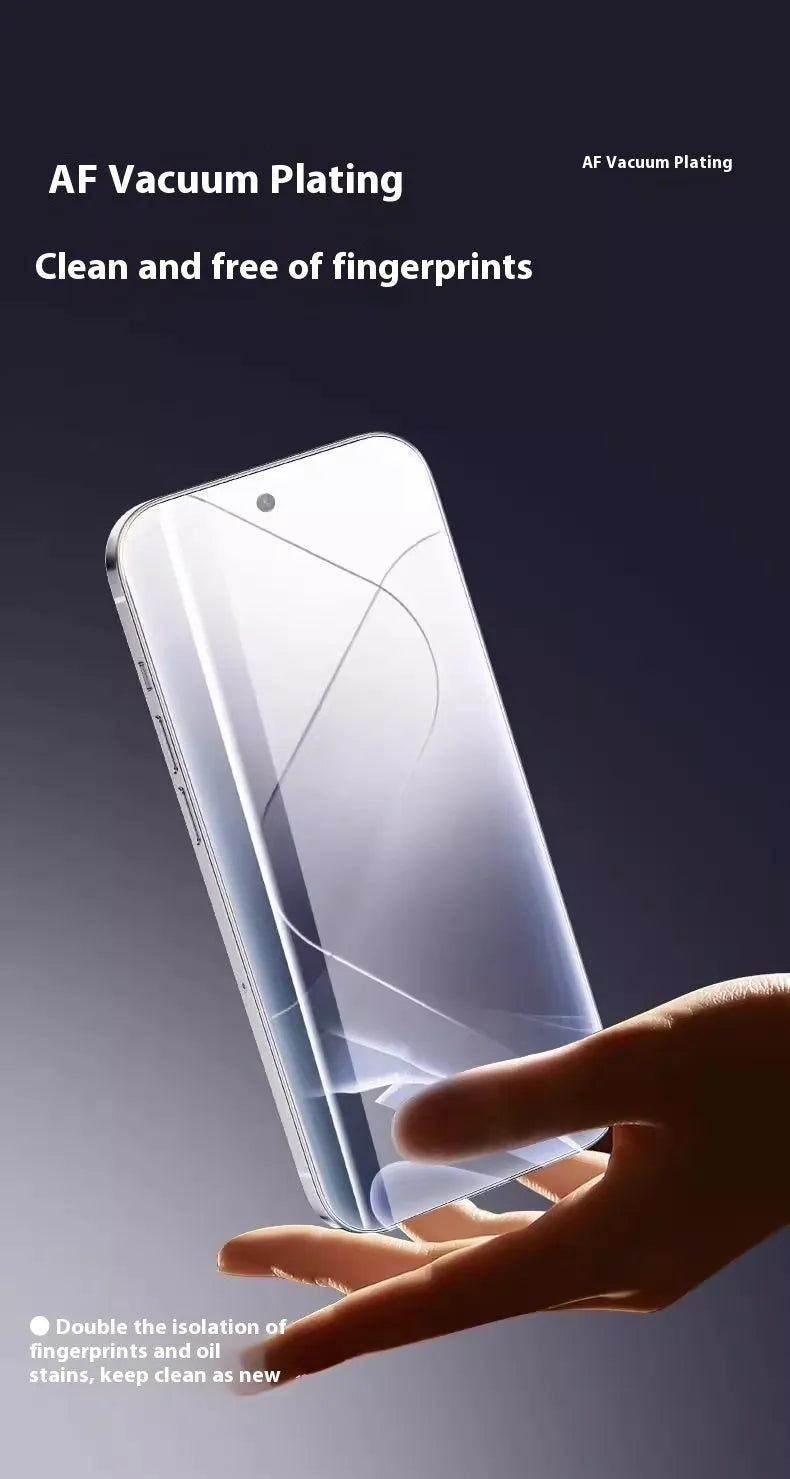 Tempered glass anti-peep screen protector for Apple iPhone, ultra HD privacy film with dust-free packaging