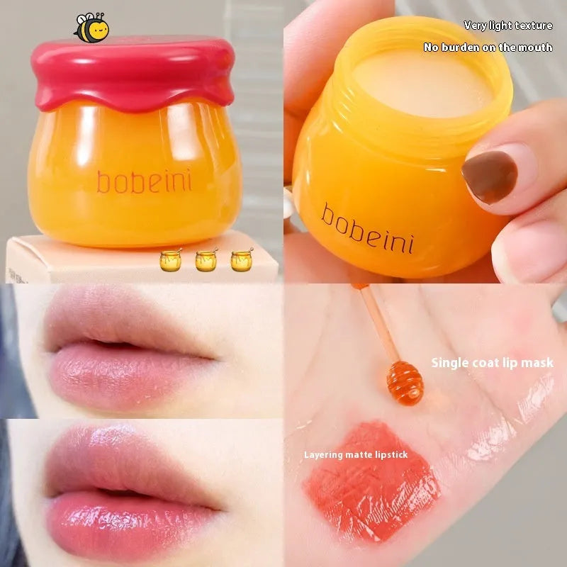 Vaseline lip balm pot 9g with small brush applicator in blueberry or pomegranate flavour